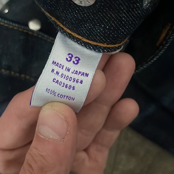 prps japanese jeans. 33 waist. - Picture 3 of 5